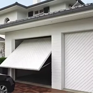 Lightweight American Style Hydraulic Overhead Tilt Up Garage Door with Infrared Remote Control and Security Features