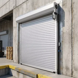 Lightweight Electric Aluminum Roller Shutter Gate Door for Shops, Garages, Warehouses, Indoor and Semi-Outdoor Use