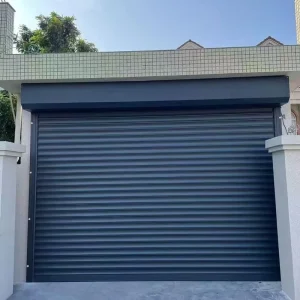 Lightweight Rolling Shutter Door with Single or Insulated Aluminium Alloy Slats for Garages