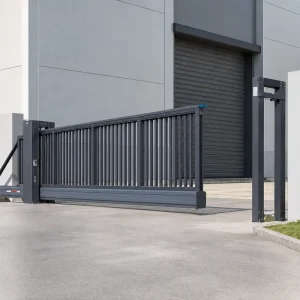 Long Lifespan 6ft Tall Main Gate Privacy Designs Aluminum Electric Sliding Gate Cantilever Gate Sliding Safety Gate for Villa