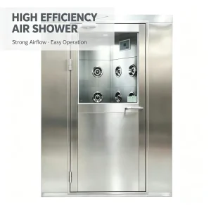 Low Noise GMP Stainless Steel Air Shower Room with Observation Window