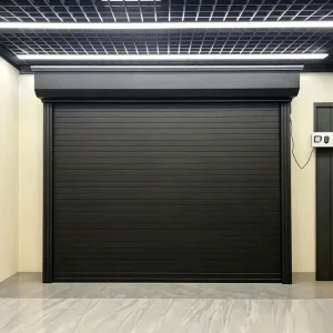 Low-Noise Garage Rolling Shutter with Lifting System for Residential Use