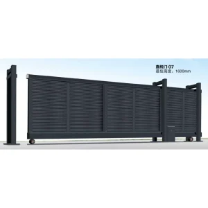 Luxury Modern Finished Aluminum Alloy Heavy Duty Electric Linear Gate Outdoor Residential Commercial Warehouse School Villa Use