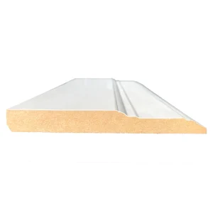MDF Wood Baseboard Molding Door Casing White Gesso