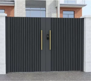 Main Gate for Driveway Boundary Wall and Front Yard
