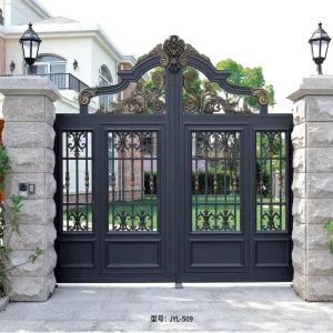 Main Sliding Gate Door with Double-Sided Smart Lock