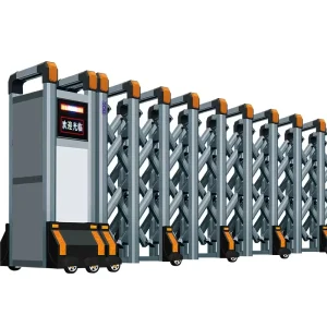 Manufacturer Automatic Foldable Retractable Electric Gate with Independent Motor