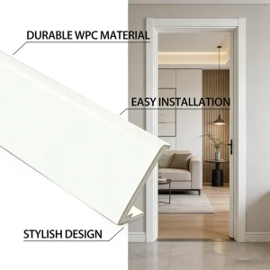 Manufacturer Custom Modern WPC Door Casing Architrave Flame-Retardant Waterproof Mildew-Resistant
