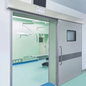 Manufacturer Modern Airtight Automatic Medical Sliding Door with Fire Prevention for Hospital and Warehouse Use