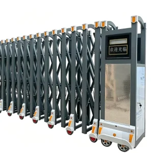 Manufacturer School Automatic Anti-theft Telescopic Electric Gate with Remote Control