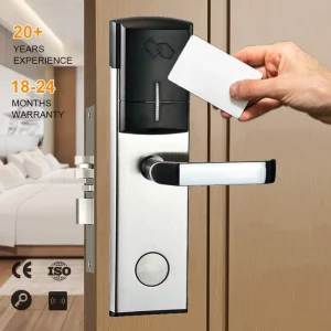 Manufacturer Smart Electronic IC Card Magnetic Hotel Door Locks with Software Management for Hotels, Apartments, Inns, and Taverns
