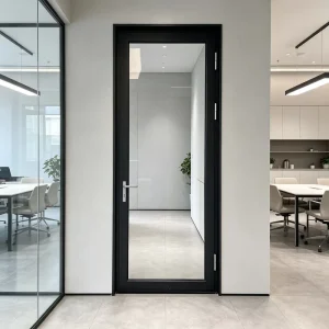 Manufacturer Supply Custom-Size Aluminum Door Sealed Soundproof for Office Buildings