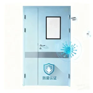 Medical Airtight Steel Cleanroom Door for Supermarket Clean Rooms