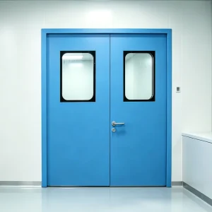 Medical Cleanroom Hygienic Swing Door for Hospitals Clinics and Healthcare Facilities with Airtight Seal