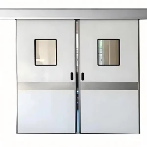 Medical-Grade Steel Automatic Sliding Airtight Door with Sound Insulation for Hospital Operating Rooms and Wards