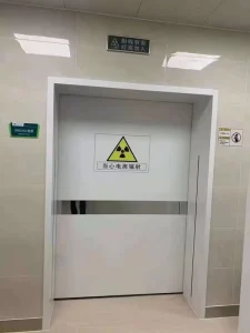 Medical Radiation Protection Lead Door for PET CT SPECT, Open-Type Electric, Hospital Use