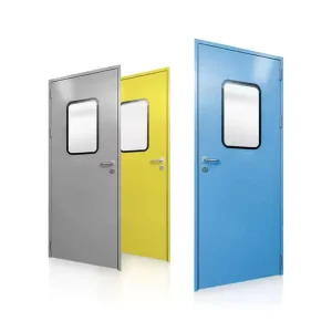 Metal-Core Fire-Rated Stainless Steel Cleanroom Door for Villa and Hospital