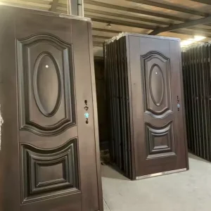 Metal Front Entry Door Main Gate for House Villa Apartment External Steel Security Door