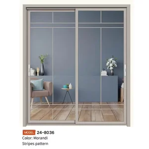 Minimalist Design Glass Sliding Door Mall Waterproof Heavy Balcony Door Bedroom Bathroom Living Room Villa