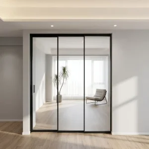 Minimalist Design Heavy Duty Sliding Door House Exterio Patio Aluminum Door Beautiful Balcony Sliding Glass Doors