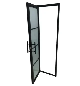 Minimalist Design Swing Fixed Door House External Patio Steel Door Beautiful Balcony Swing Glass Doors