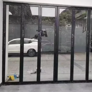 Modern Aluminum Alloy Entrance Folding Door for Balcony and Garden