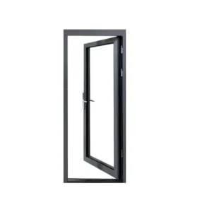 Modern Aluminum Alloy Glass Swing Doors Waterproof Design for Hotels Villas Shops and Workshops