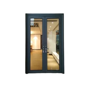 Modern Aluminum Alloy Sliding Door with Glass Thermal Insulation and Stainless Steel Screen Netting