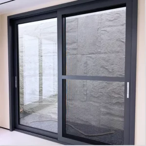 Modern Aluminum Alloy Soundproof Slim Frame Sliding Double Glazed Glass Villa Patio Balcony Tempered Glass
