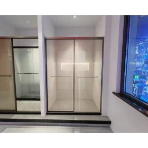 Modern Aluminum Alloy Tempered Glass Waterproof Sliding Shower Door for Bathroom Balcony Kitchen with 3 Year Warranty