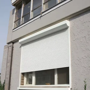 Modern Aluminum Rolling Shutter for Storefronts and Hotels Vertical Opening Design