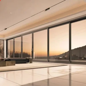 Modern Aluminum Sliding Door with Double-layer Glass Thermal Insulation and Soundproofing for Balcony