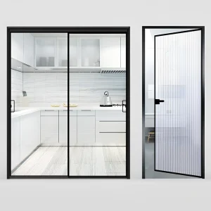 Modern Aluminum Sliding Glass Door for Home Bedroom Balcony