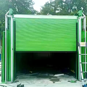 Modern Aluminum Steel Hard Quick Roll Door Special-Shape Horizontal Lift Fast Gate Garages Independent Space Quick Roll Gate
