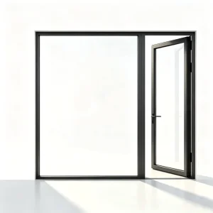 Modern Aluminum and Steel Sliding Glass Door with Waterproof and Windproof Features for Commercial Use