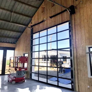 Modern Anti-Theft Folding Shutter for Exterior Commercial Use, Supermarkets, Exhibition Halls, Garages, and Resorts