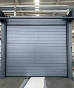 Modern Automatic High-Speed Spiral Garage Villa Door 100mm Aluminum Alloy PU Foam Insulated Windproof Roll Shutter Door