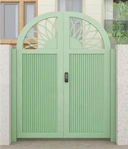 Modern Automatic Swing and Sliding Aluminum Gate for House, Villa, or Garden Courtyard