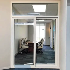Modern Balcony Slide Pantry Door with Fiberglass and Finished Surface Double Glazing Glass