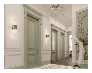 Modern Custom Shaker Entry Door with Custom Dimension