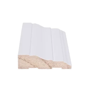 Modern Decorative Line Casing Wood Moulding Primed Baseboard Solid Pine MDF Painted Finish White Moisture Proof Eco-friendly