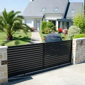 Modern Design Aluminum Fences Gates Latest Color Designs for Houses Popular Main Sliding Gate Swing Gate