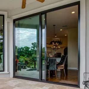 Modern Design Aluminum Sliding Door Double Glazing Glass Sliding Patio Door For House Balcony Apartment Residential Project