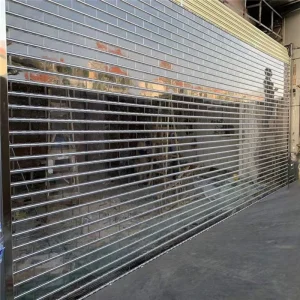 Modern Design Automatic Sliding Door Tempered Glass PC Crystal Transparent for Retail Store