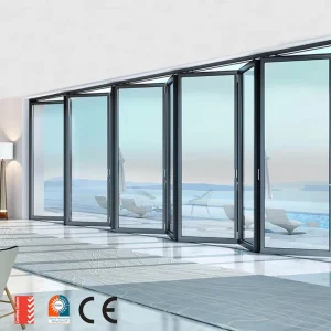 Modern Design Powder-Coated Aluminium Frame Patio Door Aluminum Double Glass Sliding Door
