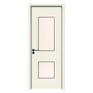 Modern Design Soundproof Fireproof Insulated WPC Hollow Door Waterproof Finished Surface 45mm Thick 2 Year Warranty for Bedroom