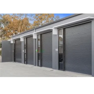 Modern Design Steel Roller Shutter Door Wind-Resistant Low-Maintenance Roll-Up Door for Outdoor Warehouse Use