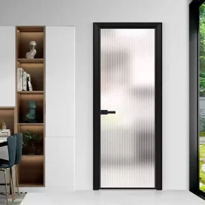 Modern Design Tempered Glass Door for Hotel Bathroom Application