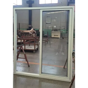 Modern Fiberglass Patio Toilet Glass Sliding Door With Sound Insulation And Double-Glazing Tempered Glass