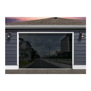 Modern Fire Prevention 16×8 10×10 Automatic Custom Aluminum Frameless Commercial Insulated Glass Garage Doors